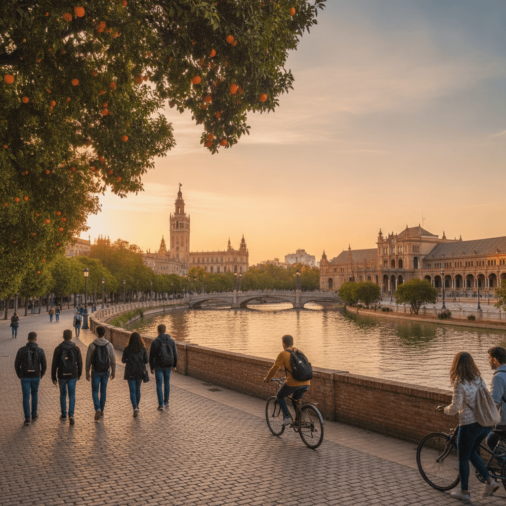 Studenti Erasmus a Siviglia trovano alloggi nel centro storico vicino all'Università e alle tapas bar del barrio di Triana